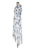 CeCe 100% Polyester Floral Blue Cocktail Dress Size L - photo 5