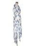CeCe 100% Polyester Floral Blue Cocktail Dress Size L - photo 4