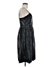 Express 100% Polyurethane Metallic Black Cocktail Dress Size M - photo 4