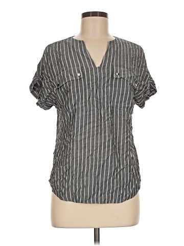 Jones New York Signature Short Sleeve Blouse (view 1)