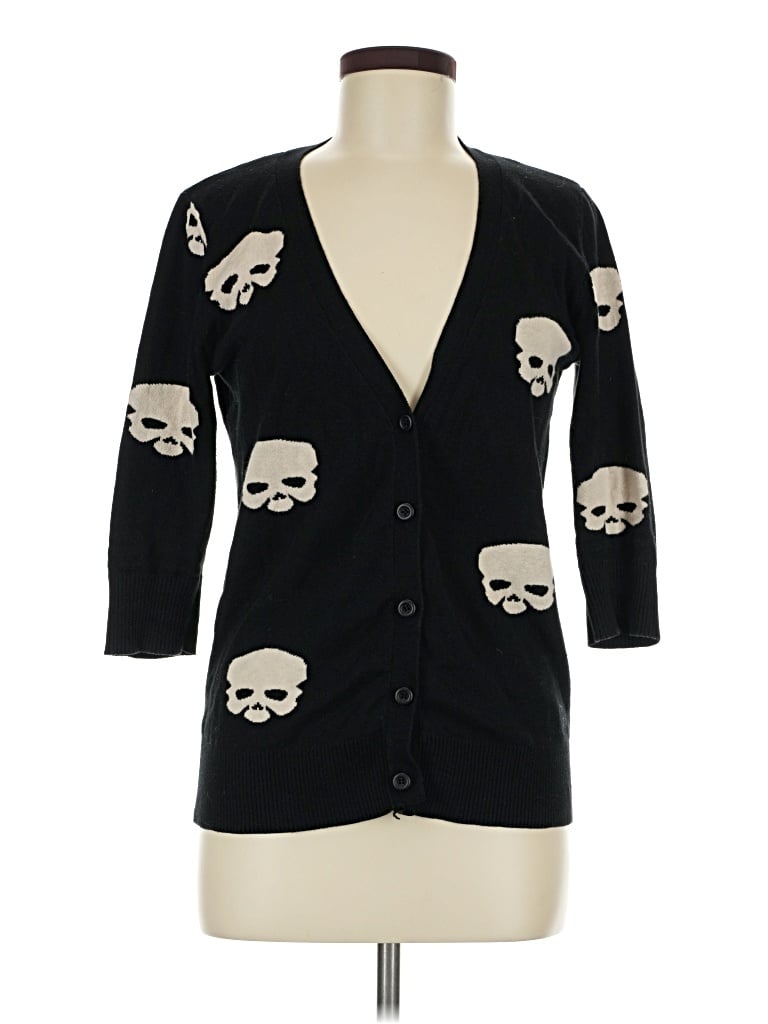 Pre-owned Miami Cardigan Sweater In Black