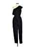 Naked Zebra 100% Polyester Solid Black Jumpsuit Size M - photo 1