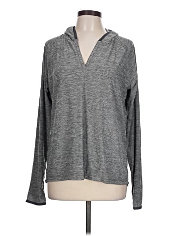 Danskin Now Long Sleeve Henley (view 1)