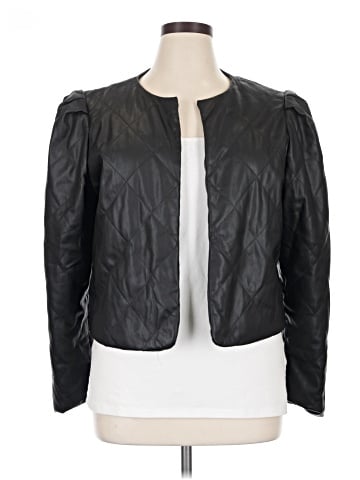 Vince Camuto Faux Leather Jacket (view 1)