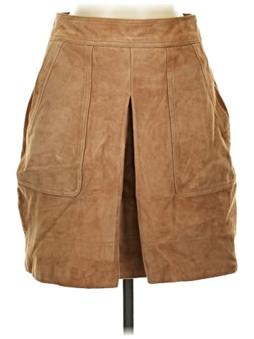 Vince. Leather Skirt (view 1)
