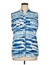 Notations Blue Sleeveless Blouse Size XL - photo 1