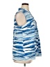 Notations Blue Sleeveless Blouse Size XL - photo 4