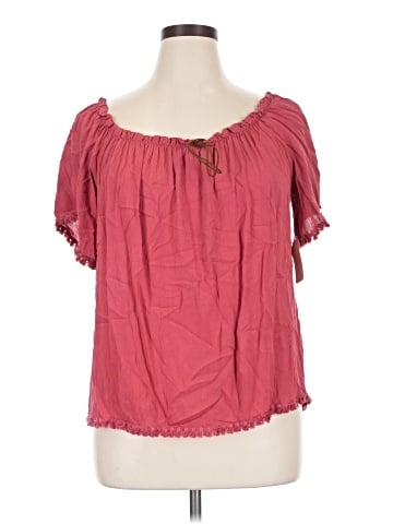 Sky Short Sleeve Blouse (view 1)