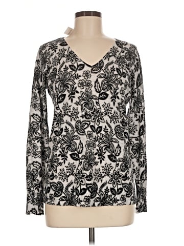 Ann Taylor LOFT Long Sleeve T-Shirt (view 1)