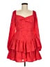 Francesca's 100% Polyester Hearts Red Cocktail Dress Size M - photo 1