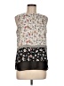 Rose + Olive 100% Polyester Black Sleeveless Blouse Size M - photo 1