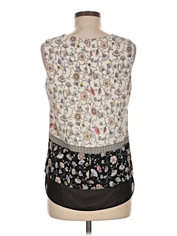 Rose + Olive Sleeveless Blouse (view 2)