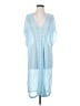 Cupshe 100% Polyester Blue Poncho Size S - photo 1