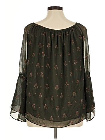 White House Black Market Long Sleeve Blouse (view 2)