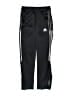 Adidas 100% Polyester Black Track Pants Size 13 - 14 - photo 1