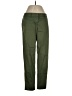 J.Crew Solid Green Casual Pants Size 0 (tall) - photo 1