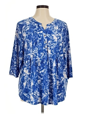 Cathy Daniels 3/4 Sleeve Blouse (view 1)