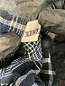 Tiny Plaid Gray 3/4 Sleeve Button-Down Shirt Size M (estimated) - photo 7