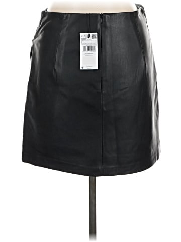 MNG Faux Leather Skirt (view 2)