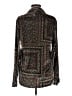 Zara 100% Polyester Paisley Green Long Sleeve Blouse Size M - photo 2