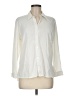 Theory Ivory Long Sleeve Button-Down Shirt Size M - photo 1