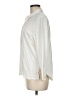Theory Ivory Long Sleeve Button-Down Shirt Size M - photo 5