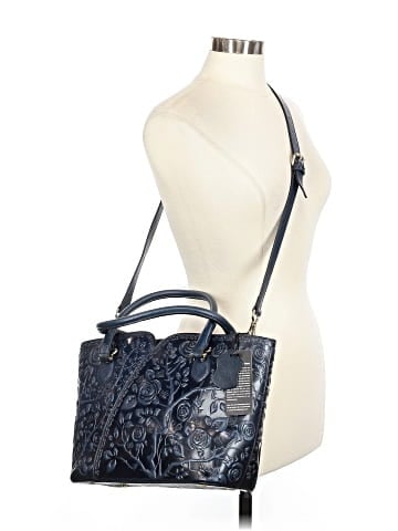 Pijushi Leather Satchel (view 2)