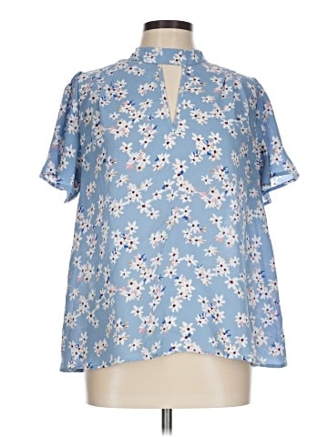 Sienna Sky Short Sleeve Blouse (view 1)