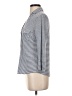 J. McLaughlin Stripes Gray 3/4 Sleeve Button-Down Shirt Size S - photo 5