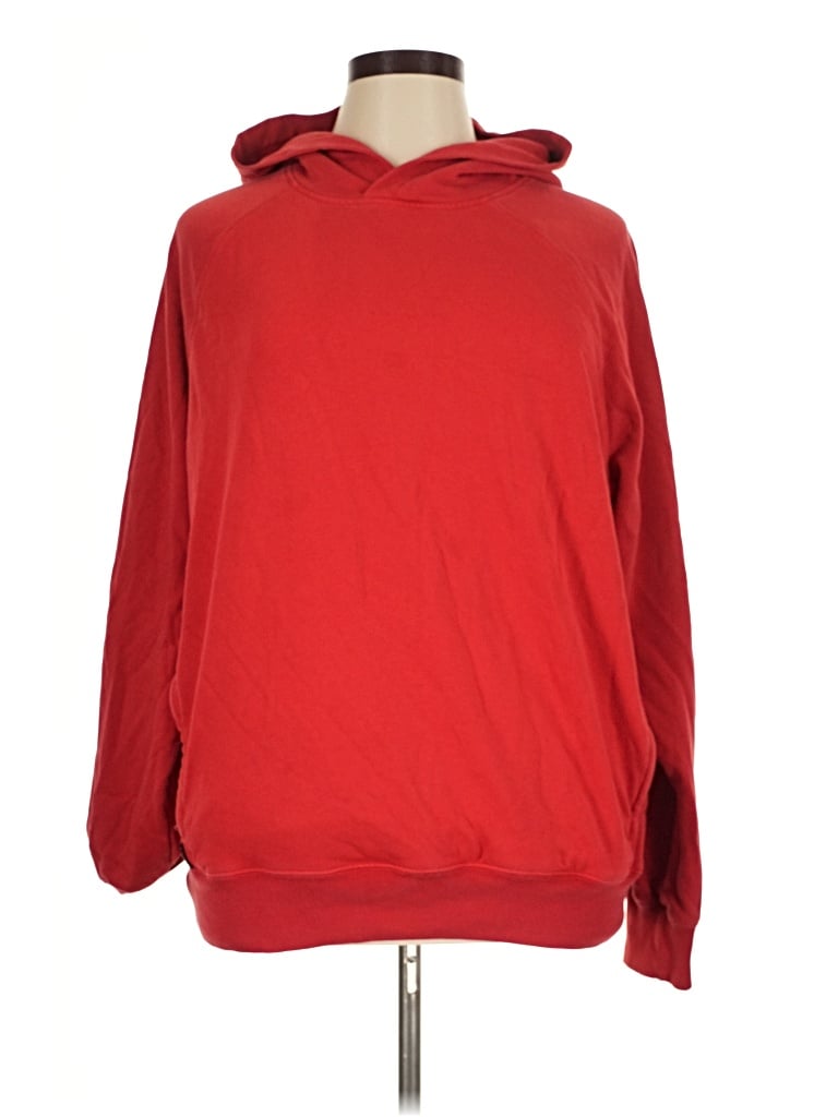 Pre-owned Fabletics Pullover Hoodie In Red