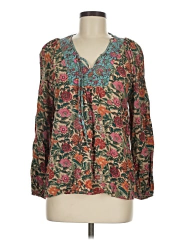 Natural Life Long Sleeve Blouse (view 1)