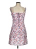 70°F/21°C 100% Polyester Floral White Cocktail Dress Size M - photo 1
