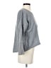 CAbi 100% Cotton Gray Pullover Sweater Size S - photo 4