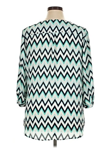 Roz & Ali 3/4 Sleeve Blouse (view 2)