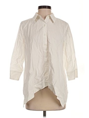 Coldwater Creek 3/4 Sleeve Button-Down Shirt (view 1)