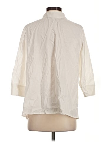 Coldwater Creek 3/4 Sleeve Button-Down Shirt (view 2)