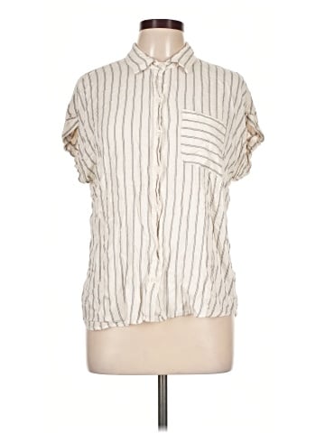 Cosmic Blue Love Short Sleeve Blouse (view 1)