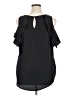 Live 4 Truth 100% Polyester Black Short Sleeve Top Size 1X - photo 2