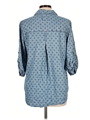Velvet Heart 3/4 Sleeve Button-Down Shirt (view 2)