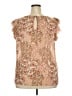 ModCloth 100% Polyester Orange Short Sleeve Blouse Size 2X - photo 2
