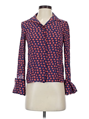 Alice + Olivia 3/4 Sleeve Silk Top (view 1)