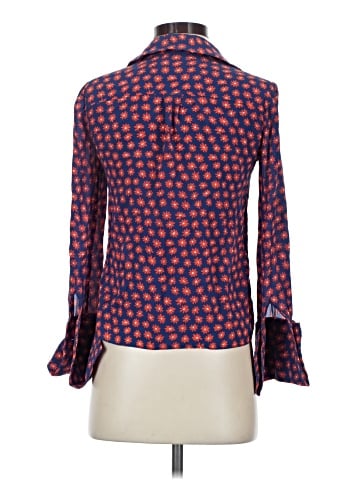 Alice + Olivia 3/4 Sleeve Silk Top (view 2)