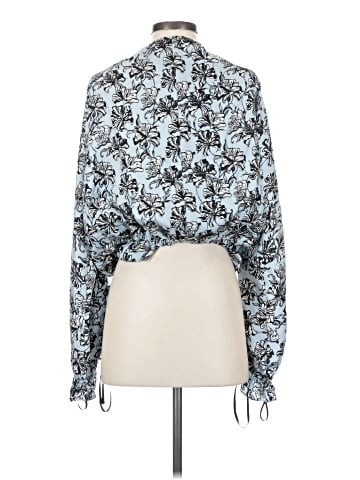 Robert Rodriguez Long Sleeve Silk Top (view 2)
