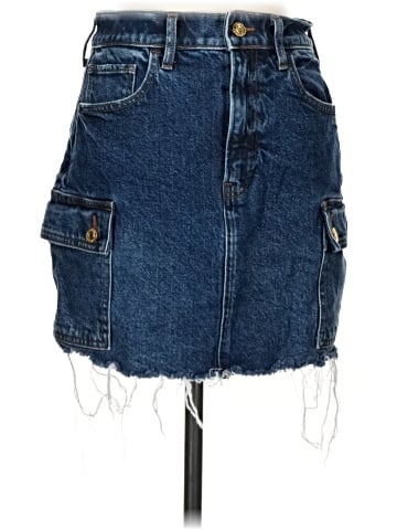 Express Denim Skirt (view 1)