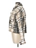 For The Republic 100% Polyester Plaid Gray Jacket Size L - photo 5