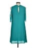 Everly 100% Polyester Solid Teal Casual Dress Size M - photo 2