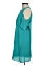Everly 100% Polyester Solid Teal Casual Dress Size M - photo 5