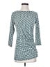 Tahari Teal 3/4 Sleeve Top Size S - photo 1
