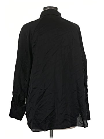 Ellen Tracy Long Sleeve Button-Down Shirt (view 2)