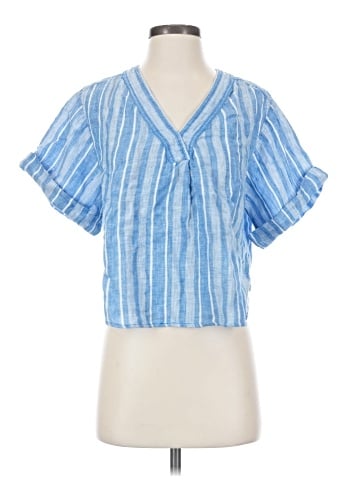 Pilcro Short Sleeve Blouse (view 1)